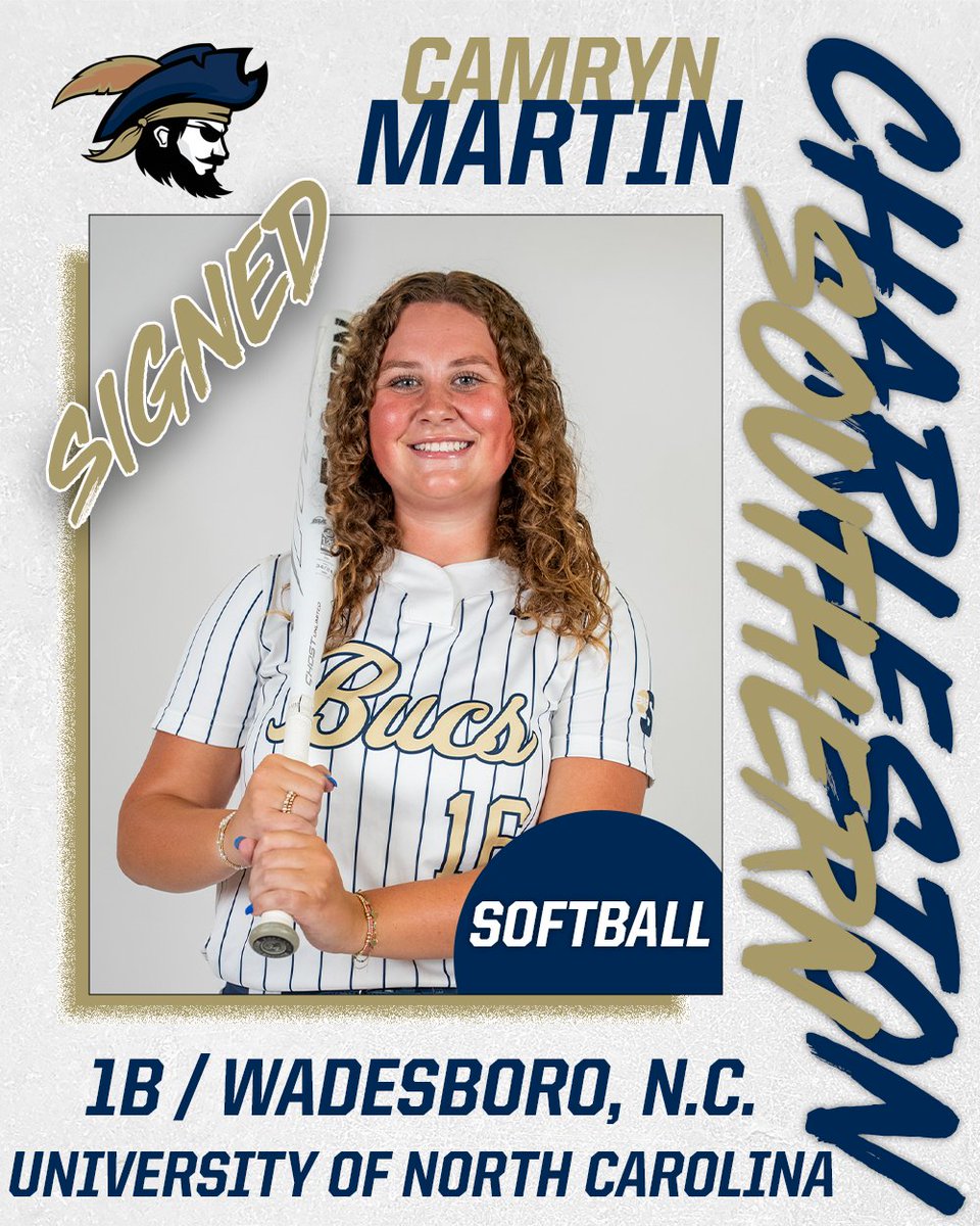 CSUBucsSoftball's tweet image. Adding to our squad 🏴☠️
Join us in welcoming Camryn Martin to our Charleston Southern Family!