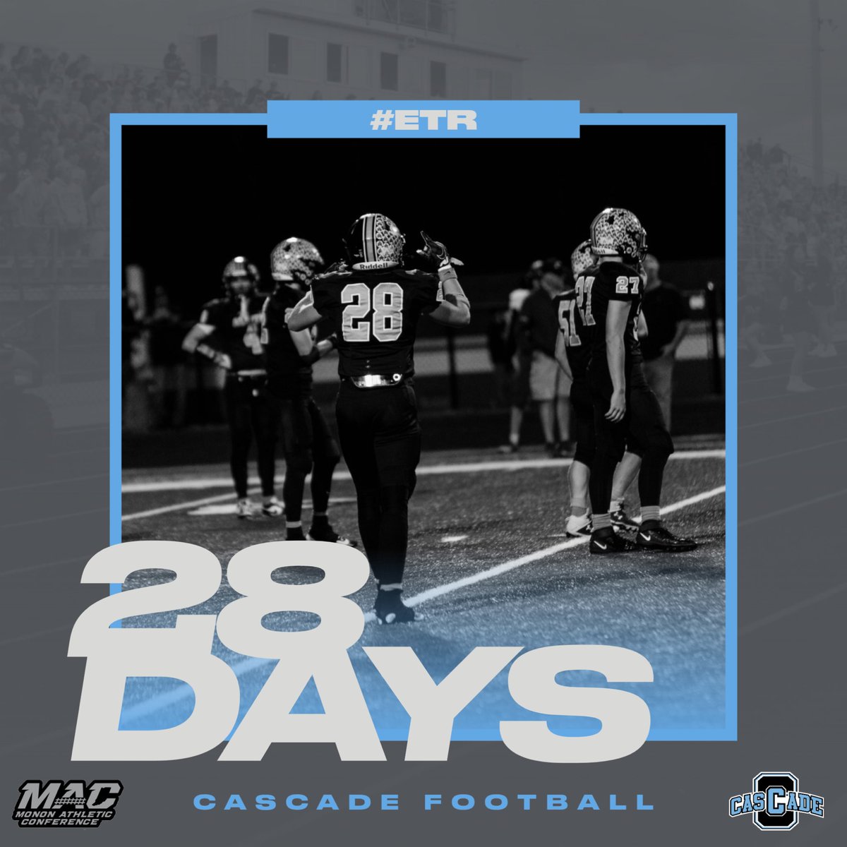 Only 4 more Fridays until we’re back under the lights. 🏈

Week 1: Home, Youth Night, Rivalry Game

What more could you want in a season opener?!