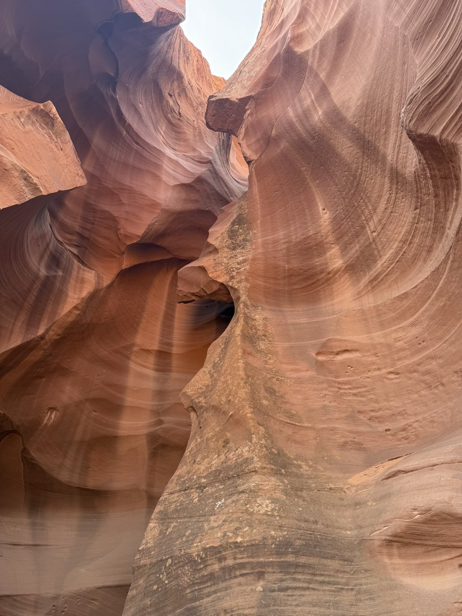 blondebroker1's tweet image. Enjoying the day in Arizona 4 wheeling, hiking Antelope Canyon and boating at Lake Powell.
Entrance, heart, antelope and the last picture is fire or more recognizable as one of the Windows screen savers. 🧡One of the neatest canyons I’ve seen.