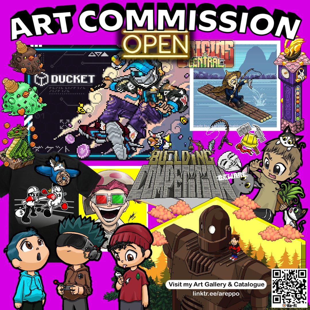 Areppo โข ๐๐ฅ๐ง ๐๐ข๐ ๐ ๐๐ฆ๐๐ข๐ก ๐ข๐ฃ๐๐ก ๐จ๐๏ธ (@areppo_habbo) on Twitter photo Hi, I'm Areppo & I'm a versatile artist! I can do pixel art, digital/traditional artworks, banners, logo & many more! โ๏ธ
Curious to see more? wanna know my rate? ๐ค
Click the link below โฌ to view my ๐๐ฟ๐ ๐๐ฎ๐น๐น๐ฒ๐ฟ๐ & ๐๐ฟ๐ ๐๐ฎ๐๐ฎ๐น๐ผ๐ด๐๐ฒ! ๐
linktr.ee/areppo Hi, I'm Areppo & I'm a versatile artist! I can do pixel art, digital/traditional artworks, banners, logo & many more! โ๏ธ
Curious to see more? wanna know my rate? ๐ค
Click the link below โฌ to view my ๐๐ฟ๐ ๐๐ฎ๐น๐น๐ฒ๐ฟ๐ & ๐๐ฟ๐ ๐๐ฎ๐๐ฎ๐น๐ผ๐ด๐๐ฒ! ๐
linktr.ee/areppo