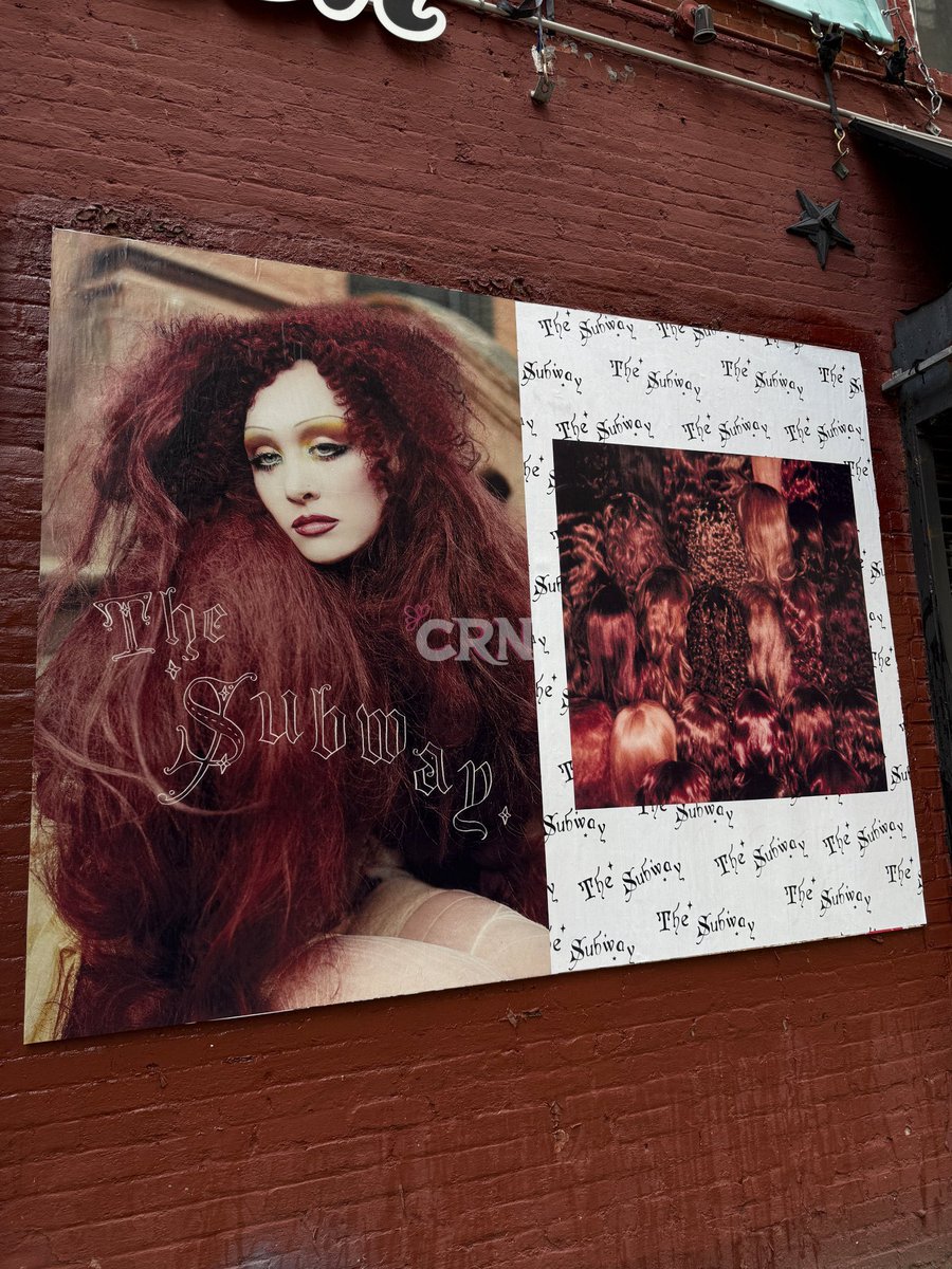 dailyroan's tweet image. more new promo posters for chappell roan’s upcoming single ‘the subway’ have been spotted in NYC!