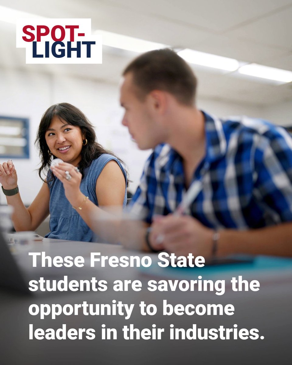 Fresno_State's tweet image. Enology 105 takes a holistic approach to winemaking, empowering students with sensory science and evaluation techniques essential for a successful career. 🍷 

Get a taste of the latest Course Spotlight from @FresnoState_Mag: bit.ly/4f4H2DG