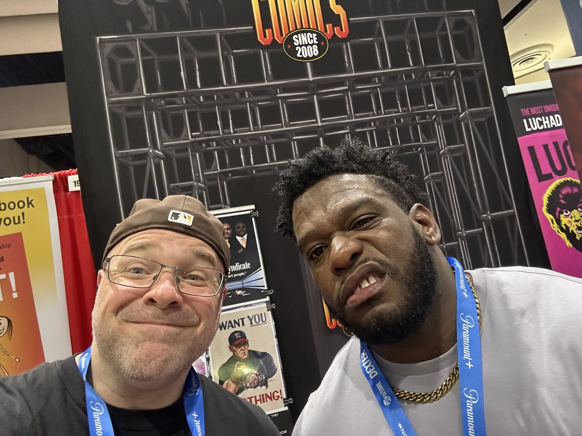 HeadlockedComic's tweet image. Come and meet @TrueWillieHobbs at SDCC Booth 1901 right now!