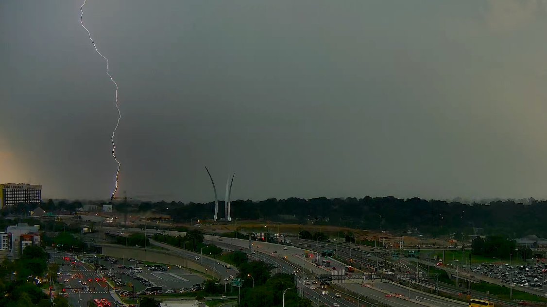 Dave Statter (@statter911) on Twitter photo That brief shower that passed through an hour ago had a little bit of lightning with it. This is looking toward Ballston from Pentagon City/Crystal City. <a href="/ARLnowDOTcom/">Arlington Now</a> <a href="/capitalweather/">Capital Weather Gang</a> <a href="/HillaryHowardDC/">Hillary Howard</a> #weather #lightning That brief shower that passed through an hour ago had a little bit of lightning with it. This is looking toward Ballston from Pentagon City/Crystal City. <a href="/ARLnowDOTcom/">Arlington Now</a> <a href="/capitalweather/">Capital Weather Gang</a> <a href="/HillaryHowardDC/">Hillary Howard</a> #weather #lightning
