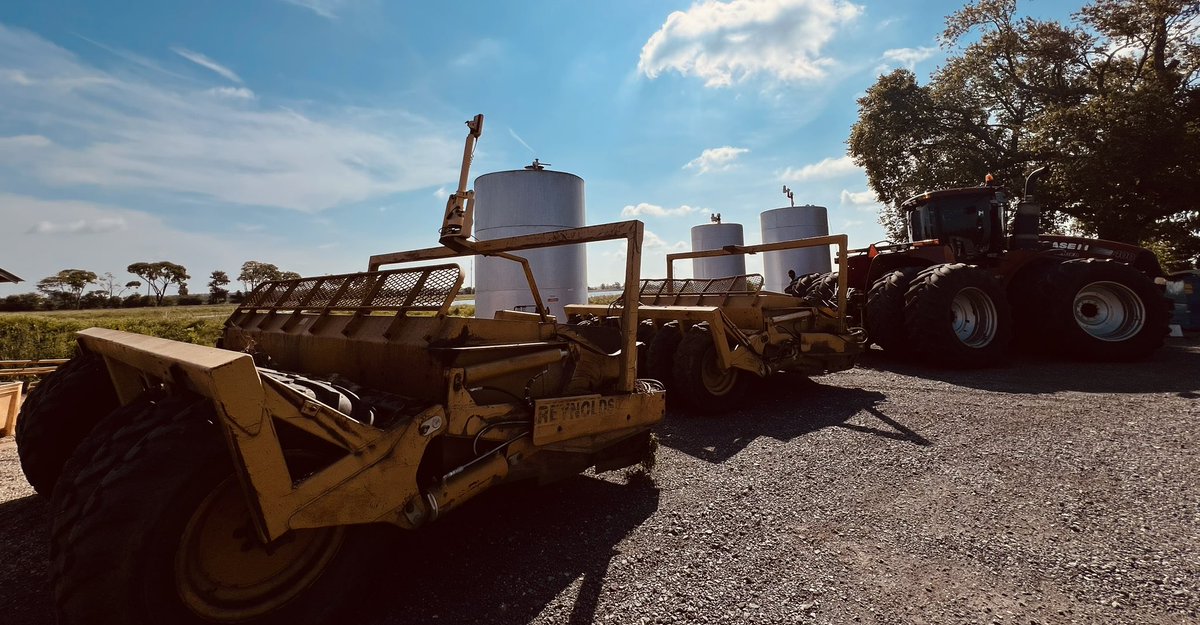 SethSummerside's tweet photo. Thanks to Reap grant from @USDA we’ve started preparing dirt work for solar installation at @keofishfarms. We trust @elonmusk’s math and know it’s the right thing for our family farm to diversify AG operations and reduce cost to help us continue farming. https://t.co/oOrovzARnJ