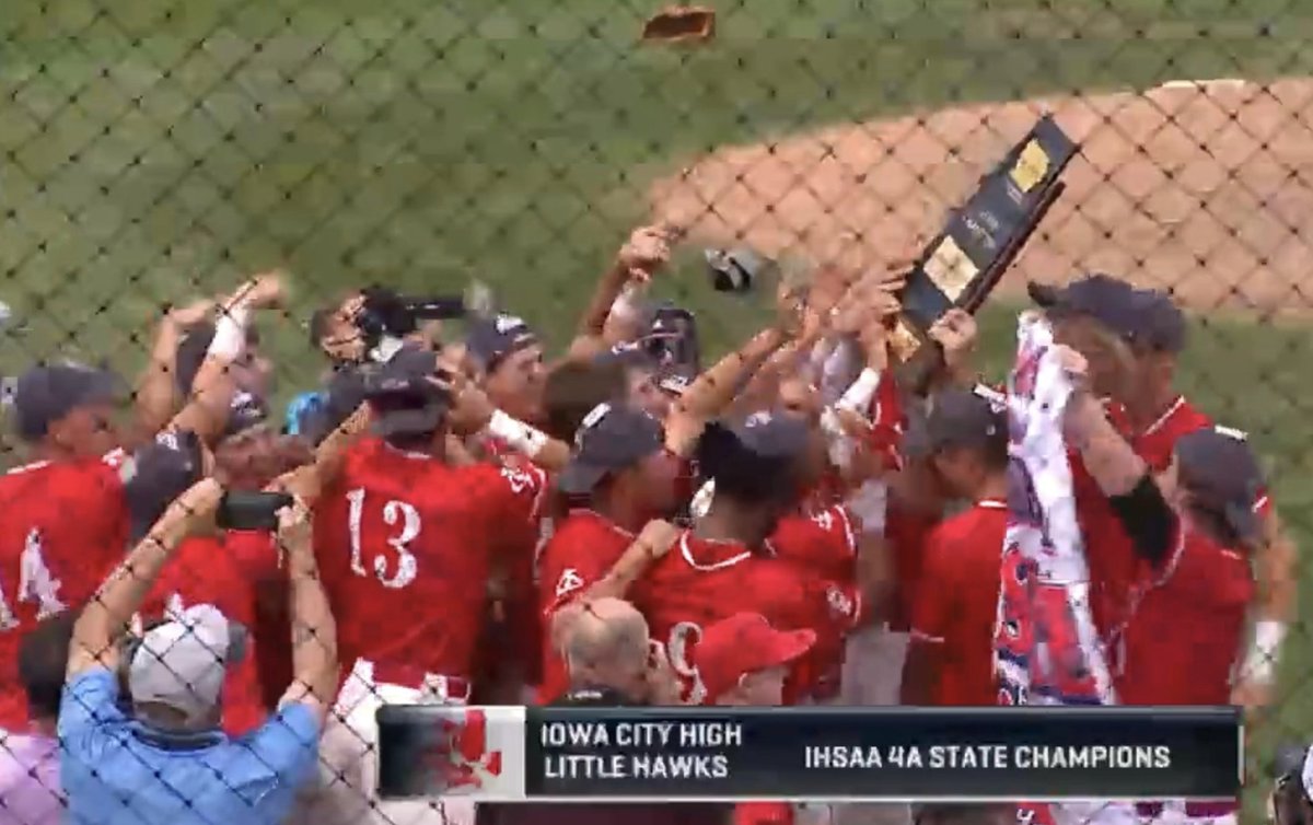 STATE CHAMPS!!! Congratulations to the City High Little Hawk baseball team! ⚾ 🏆