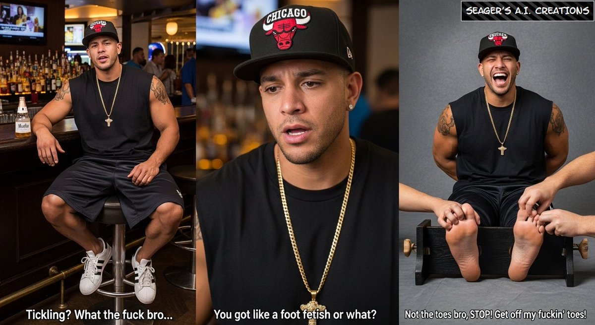 SeagerCreations's tweet image. "Convincing The Str8 Guy"

A str8 dude hanging out at the bar is complimented on his shoes and propositioned by a tickle fetishist. He's apprehensive but was convinced...eventually. Unfortunately for him, he had no idea just how ticklish he actually is! 😏🪶👣