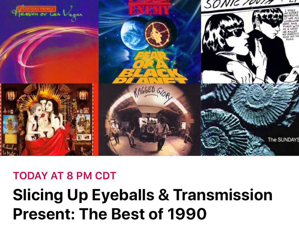 JakeRudh's tweet image. Starting at 8pm central tonight, I present “The Best of 1990” in college and modern rock.
5+ hours of music videos starts here at that time: twitch.tv/djjakerudh (📺💻)