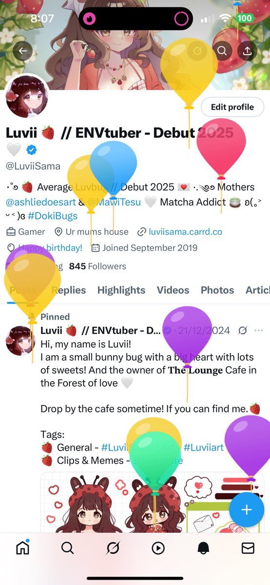 Ooo balloons hehe guess I'm 22 now