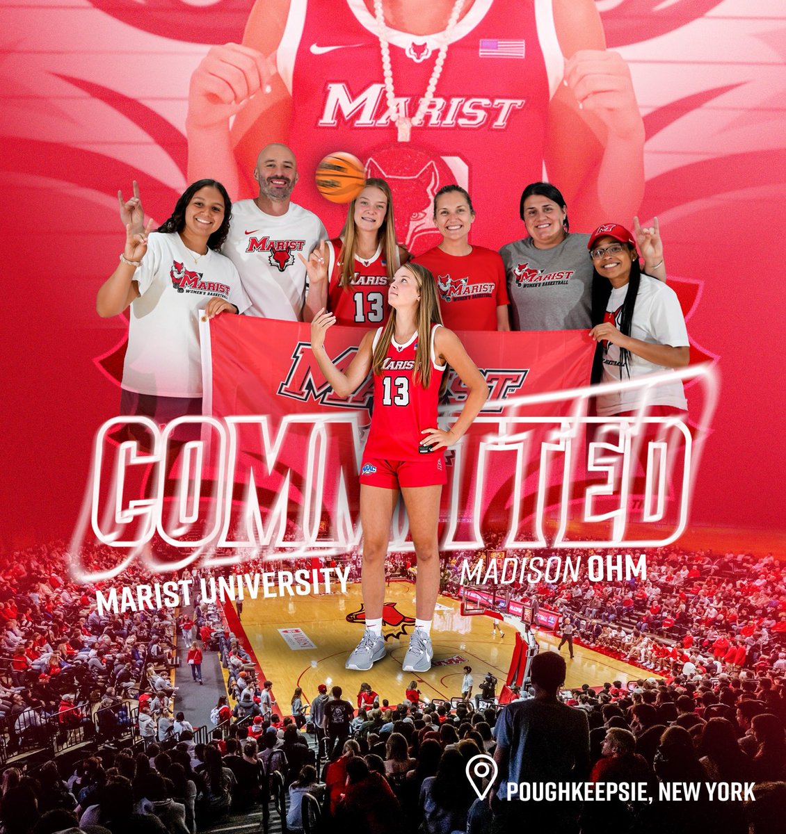 Go Red Foxes‼️🦊 #COMMITTED