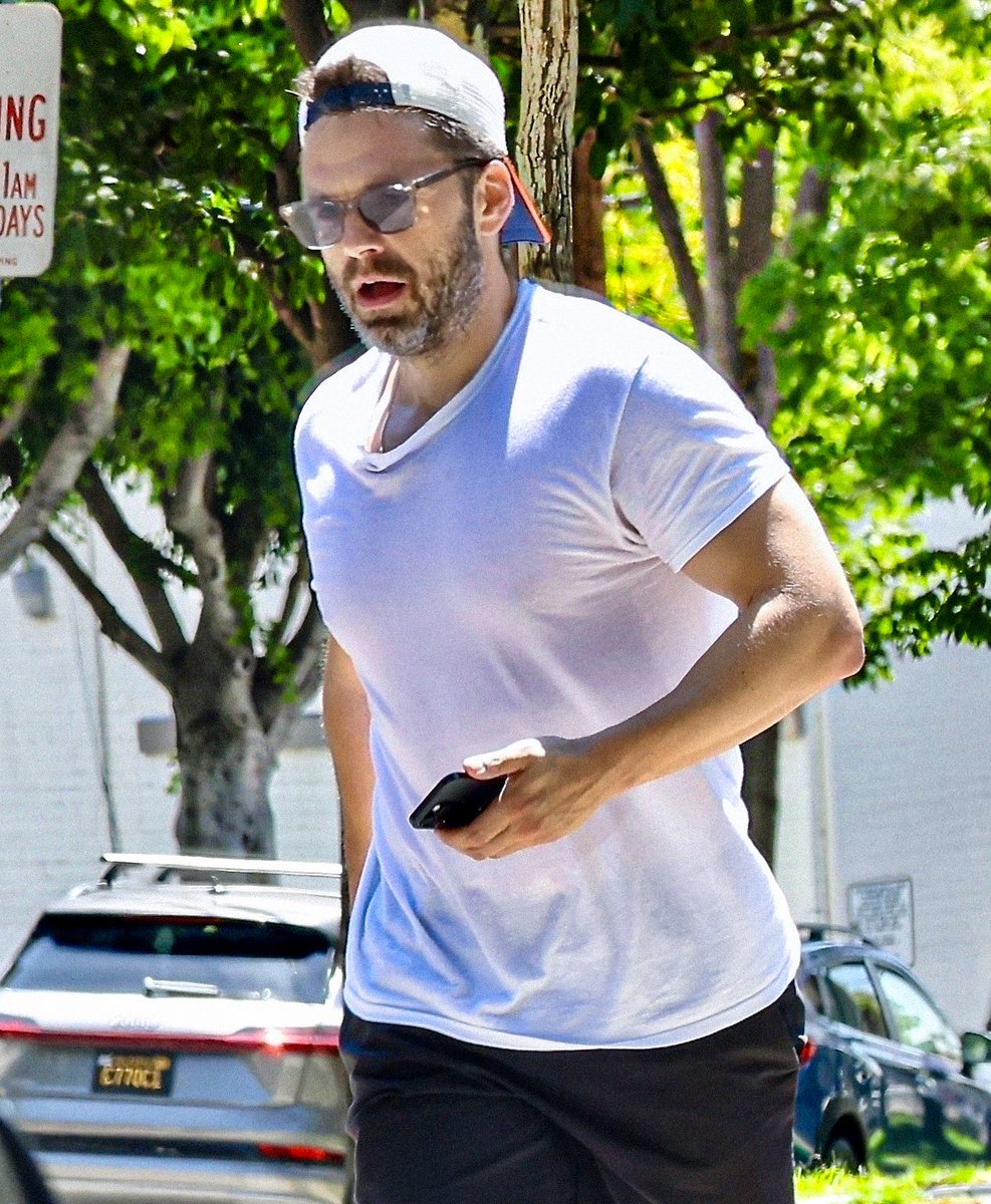 theradrady's tweet image. Those biceps could bench-press my entire existence. The thighs? Unholy. That chest and broad shoulders? A national monument. Beefy Bucky is HERE and he’s not playing. So ready for Doomsday! 💥💪
#SebastianStan
