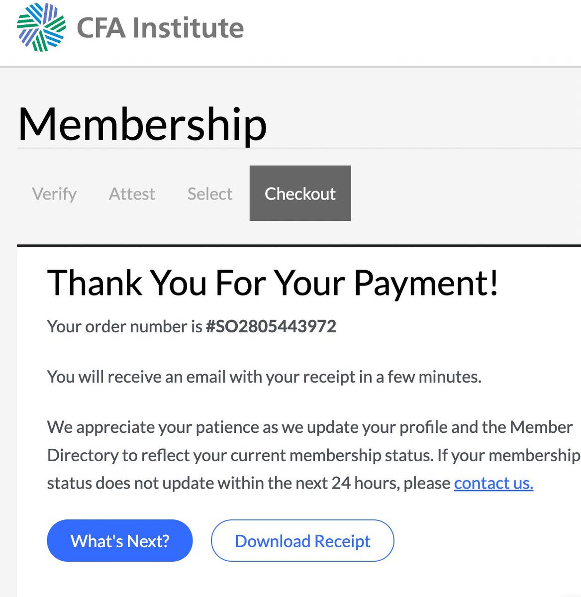 RenantZanella's tweet image. +1  Ano de membro do CFA Institute