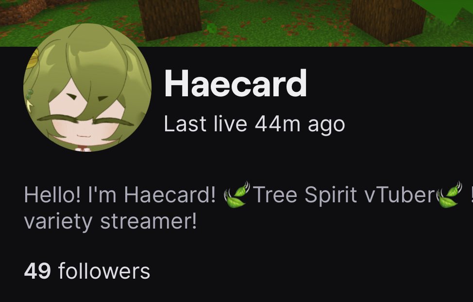 HaecardVTuber's tweet image. IM ONE FOLLOWER AWAY FROM 50!!!
My celebration for 50 followers is an ASMR stream, if that’s your cuppa tea💚🍃
(Second image by @KitsuneTrinity )