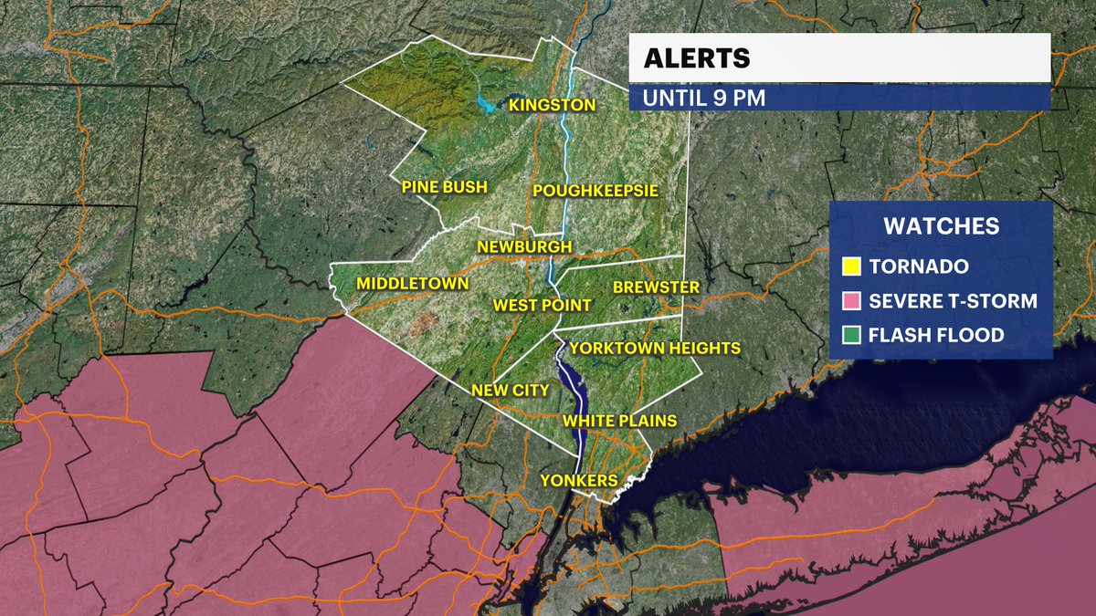 JSeawright_TVWX's tweet image. The Severe Thunderstorm Watch has ended for the lower Hudson Valley:
With it, storm and rain chances are pretty much done for the rest of the day and night for most of the region.
#nywx