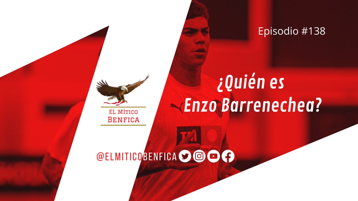 Ya está disponible el episodio 1️⃣3️⃣8️⃣ de nuestro #podcast. Hablamos con <a href="/_daianamorales/">Daiana ⚽</a> sobre Enzo Barrenechea🇦🇷, el nuevo centrocampista del #Benfica.

🔴YouTube: youtube.com/live/_6rkPPrCe…
🟢Spotify: open.spotify.com/show/2Sb1OqxxX…
🟡Ivoox: ivoox.com/podcast-mitico…

Suscríbete al canal🔴⚪