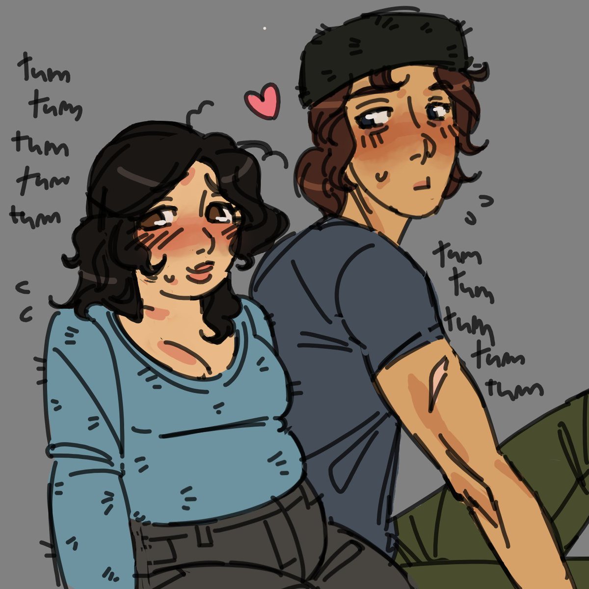 ultrahhoneyy's tweet image. FINALLY SOMEONE HAS A HAPPY ENDING IN THIS GODDAMNED GAME #blooddebt
this is ella and randrei btw i completely revamped ellas hair cuz i will not let them chop my girl like that