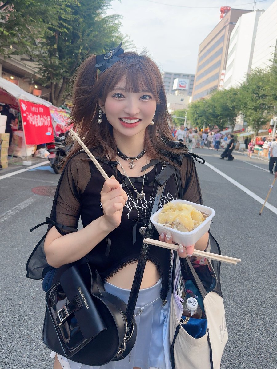 おはよ☀️｡°お祭り行く準備だ😈