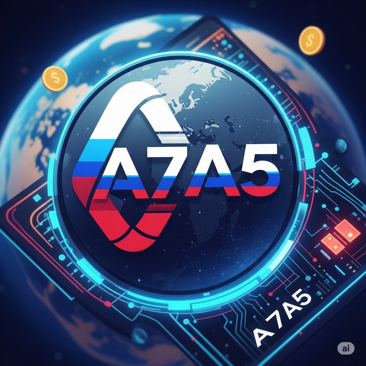 TheCyberBull's tweet image. 🚨 Alert: New crypto A7A5 reportedly helping Russia dodge Western sanctions amid surging markets! 🇷🇺💰 Geopolitical twist in blockchain world? 🌐🔍 #A7A5 #CryptoSanctions #RussiaCrypto #BlockchainGeopolitics #CryptoNews