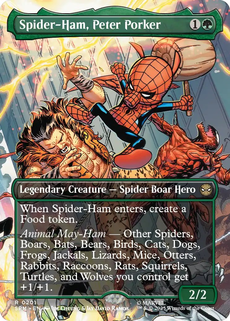 MTG x SPIDER-MAN】 《スパイダーハム、ピーター・ポーカー》