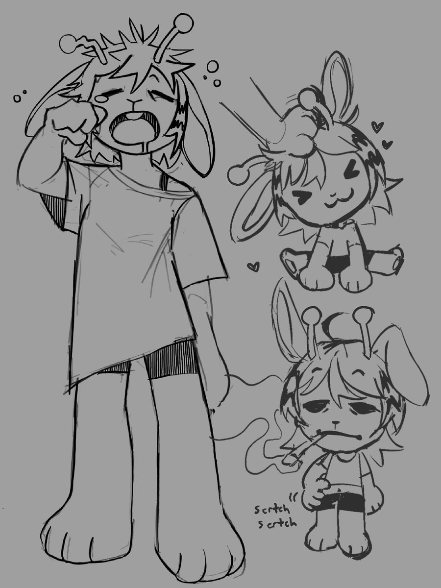 aloesprout's tweet image. warmup sketches