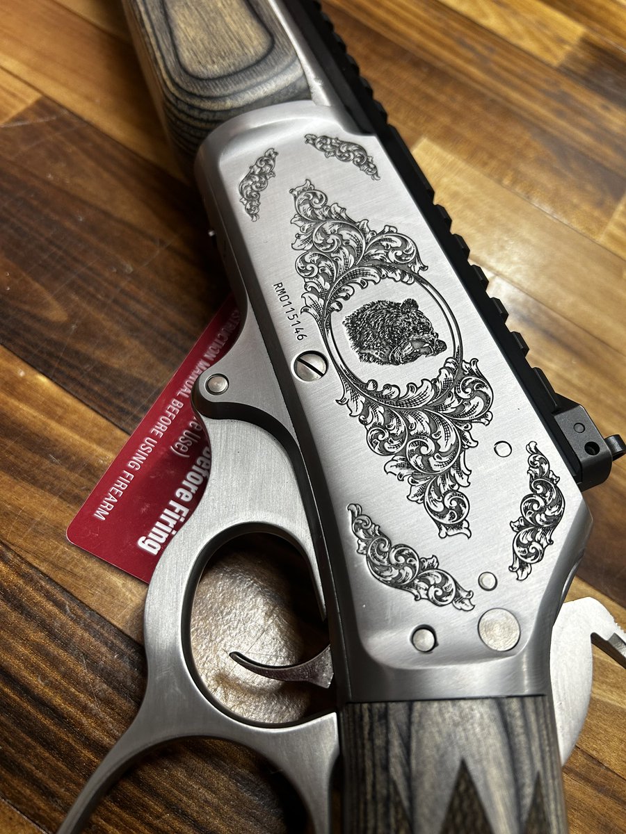 OffGridArmoryMN's tweet image. JUST LANDED!! Gucciest Ruger Marlin I have ever laid eyes on…
45-70…. CHECK. STAINLESS / Laminate…. CHECK…. Only 300 made…. CHECK….