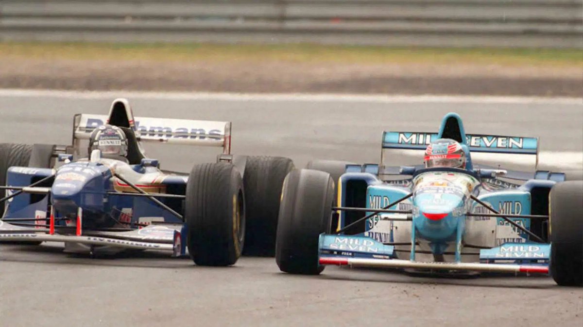 LegendarysF1's tweet image. Damon Hill / Michael Schumacher / GP Spa-Francorchamps 1995.
📸: Getty Images.
#F1