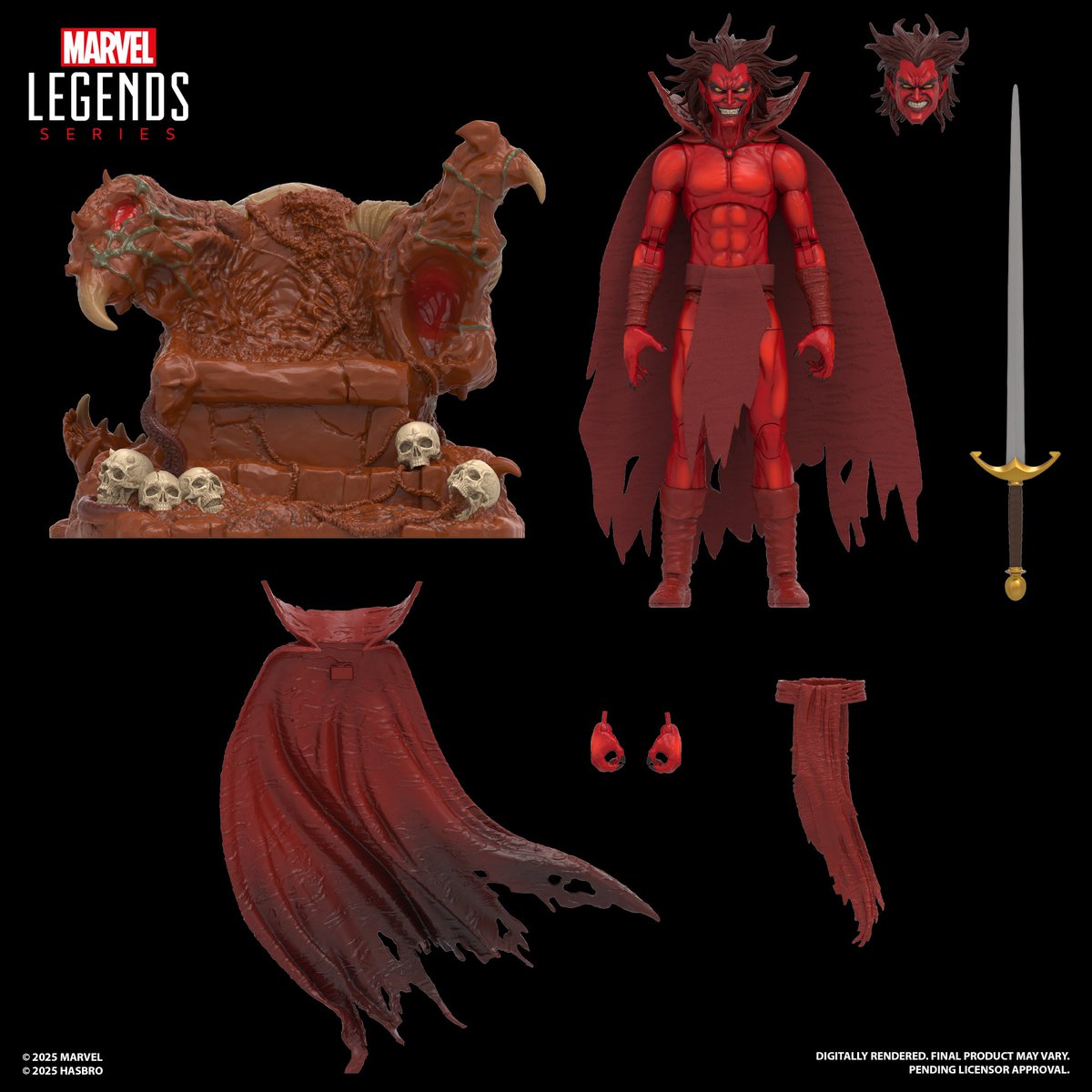 DanYunIsTrying's tweet image. Preorder this Hasbro Marvel Legends Mephisto tomorrow exclusively at Hasbro Pulse