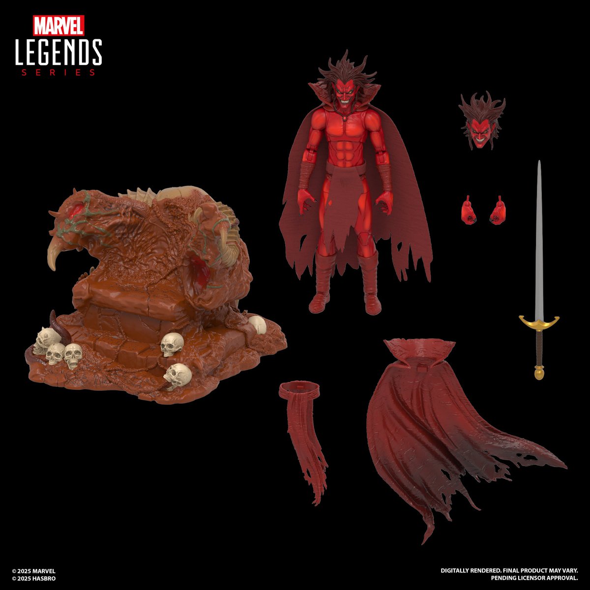 DanYunIsTrying's tweet image. Preorder this Hasbro Marvel Legends Mephisto tomorrow exclusively at Hasbro Pulse