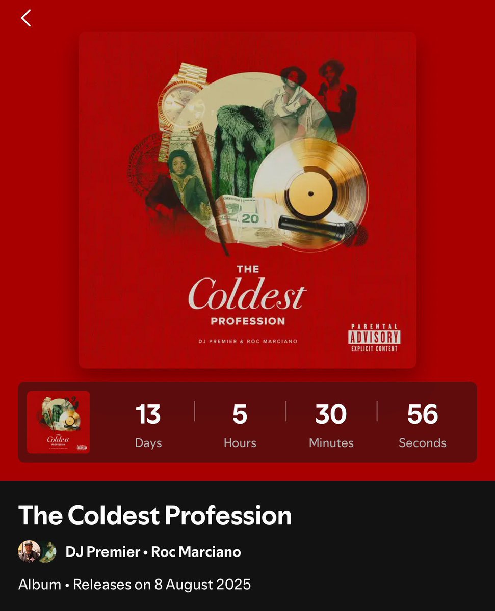 TDNForever's tweet image. 🚨@REALDJPREMIER & @rocmarci 🎤
🚨THE COLDEST PROFESSION 🏆
🚨AUGUST 8, 2025 🗓️