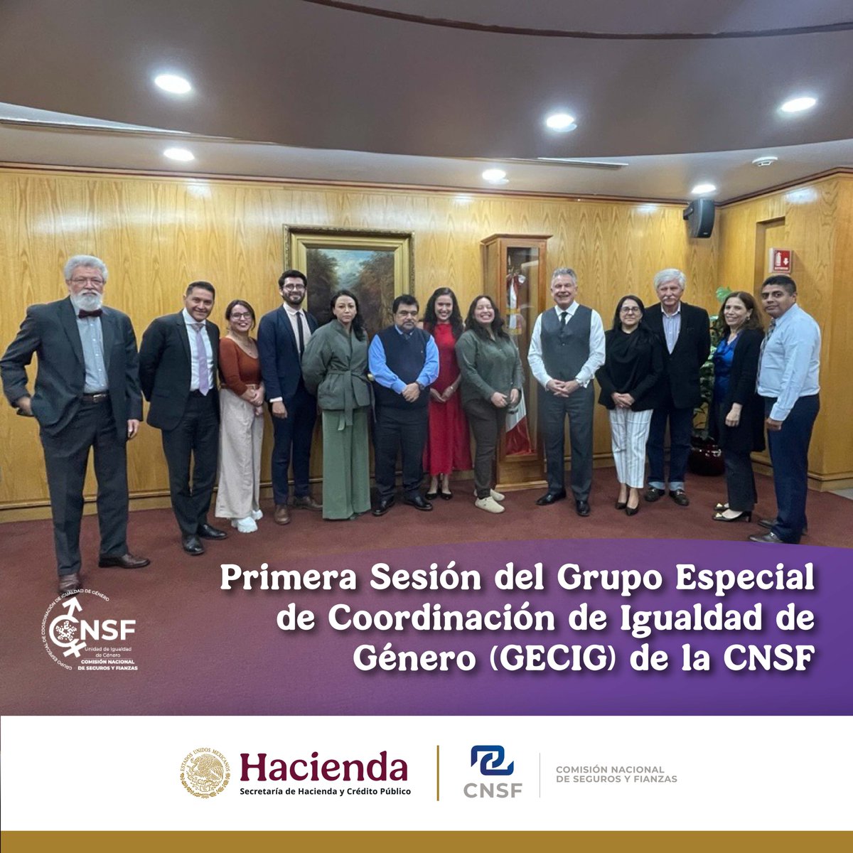 Este 24 de julio fue la Primera Sesión del GECIG.
"Estamos comprometidos en seguir avanzando en promover un cambio en la cultura organizacional de la Comisión para cerrar brechas, facilitar condiciones y contribuir a la transformación."
- Ricardo Ochoa, Presidente de la CNSF