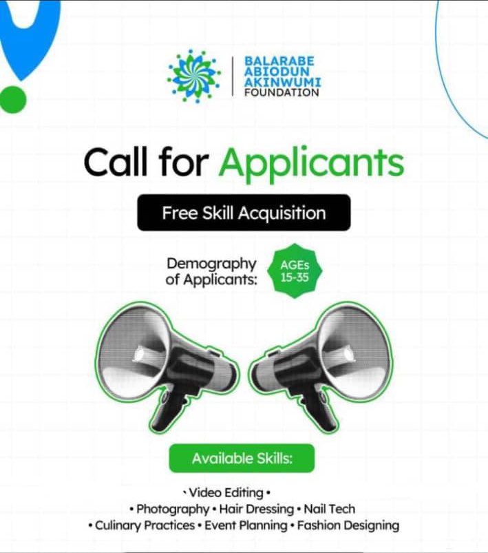 _adeoluu's tweet image. Do you stay in Akure and you want to learn a skill for free?
Here’s an opportunity you don&apos;t want to miss.
Show up to sign up!

Venue: Imperial Boni Hotel, Ijapo Estate.
Time: 12pm sharp
Date: 26th July, 2025 (Tomorrow )