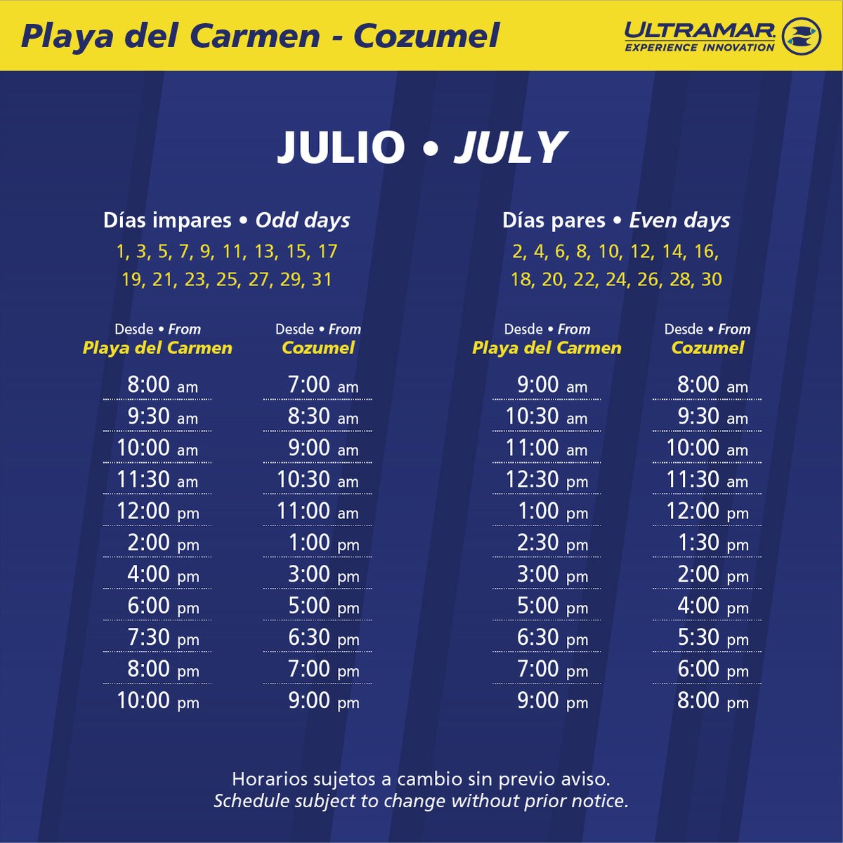 Ultramar Ferry 🚢 tweet media