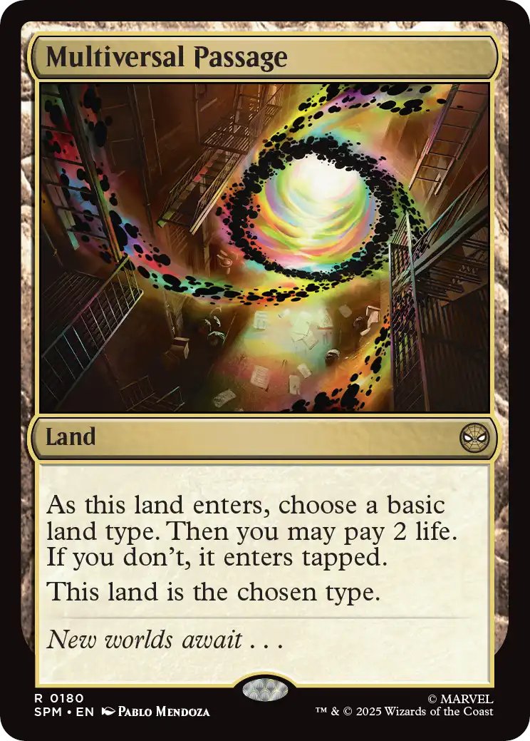 【MTG x SPIDER-MAN】
《マルチバースへの通り道》