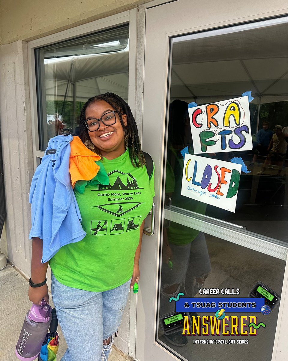 TSUCollegeofAG's tweet image. Greenville, TN-native Olivia Whitmore is answering her career call at the Clyde Austin 4-H Camp where she is "loving it" running the camp's craft house this summer. The craft house is a safe place for children to come and express themselves and that's important. Good job! 💪 🏕️