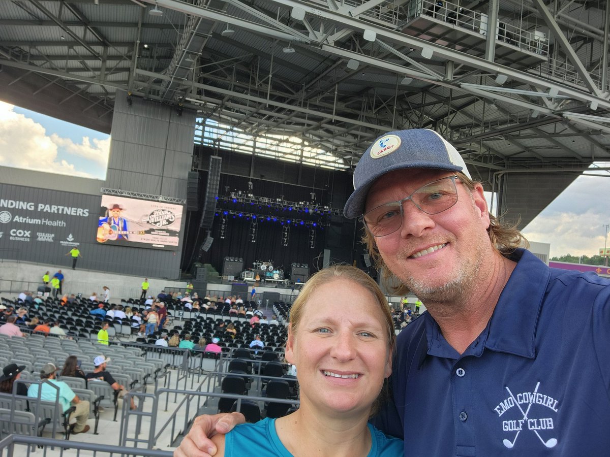 Terry Nance (@nance410) on Twitter photo Made it to <a href="/HankJr/">Hank Williams, Jr.</a> & Mark Chestnutt! First time to Macon Atrium Health Amphitheater. Sweet place. <a href="/_megmoroney/">Megan Moroney</a> check out my shirt! Made it to <a href="/HankJr/">Hank Williams, Jr.</a> & Mark Chestnutt! First time to Macon Atrium Health Amphitheater. Sweet place. <a href="/_megmoroney/">Megan Moroney</a> check out my shirt!
