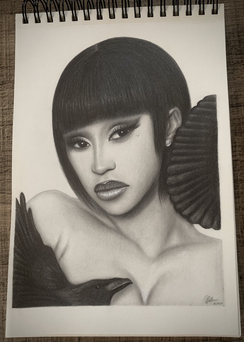 darkmorningsss's tweet image. ladies and gentlemen, ‘THE DRAMA’🐦⬛🖤
new drawing for/of @iamcardib by me!
really want her to see this! help me out? :)