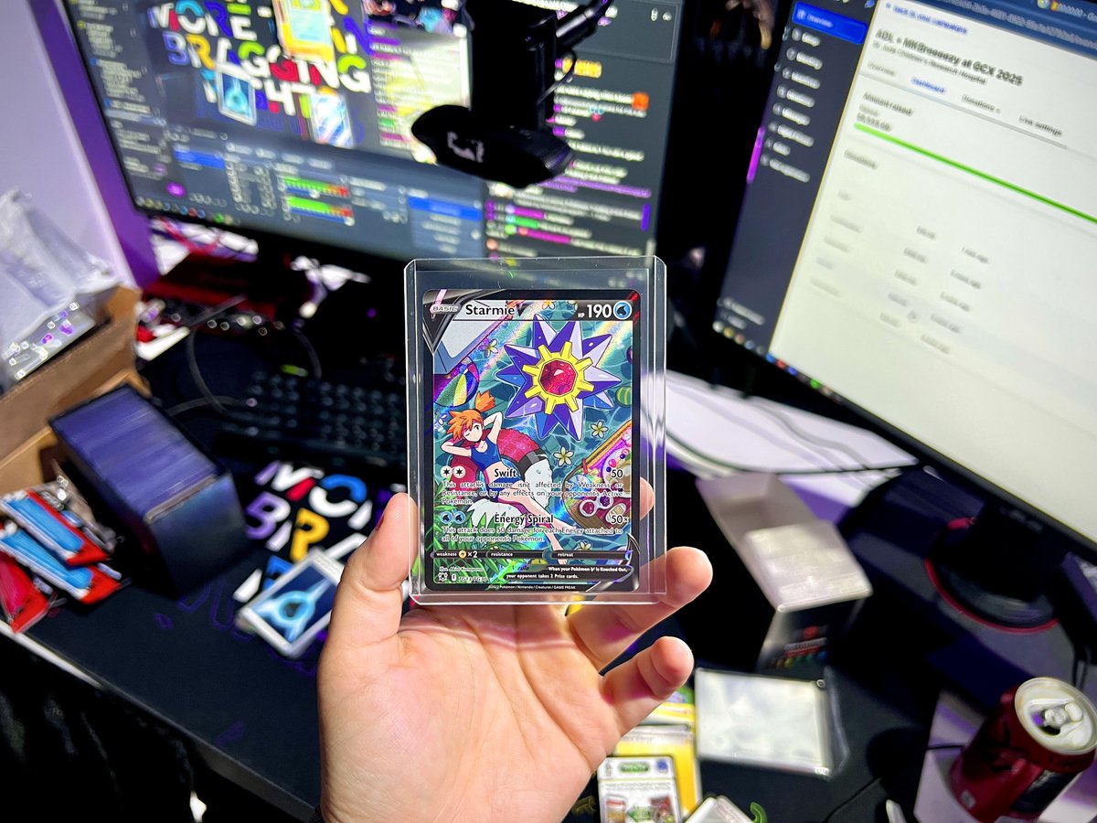 MKBreeeezy's tweet image. $5,600 raised for @StJude on Day 1! Can we hit $10K tomorrow at @GCXEvent ??? Pulled this Misty for someone at our booth today! 🔥