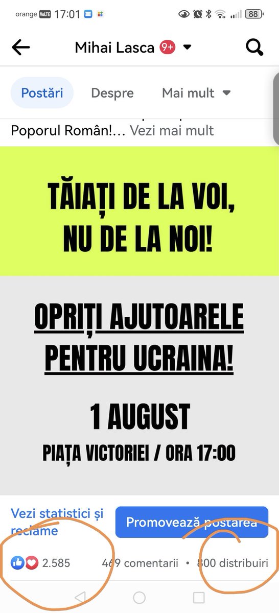 MihaiLasca's tweet image. Trebuie să facem dreptate pentru Poporul Român! 

Viitorul României trebuie să aparțină Patrioților! 🇷🇴