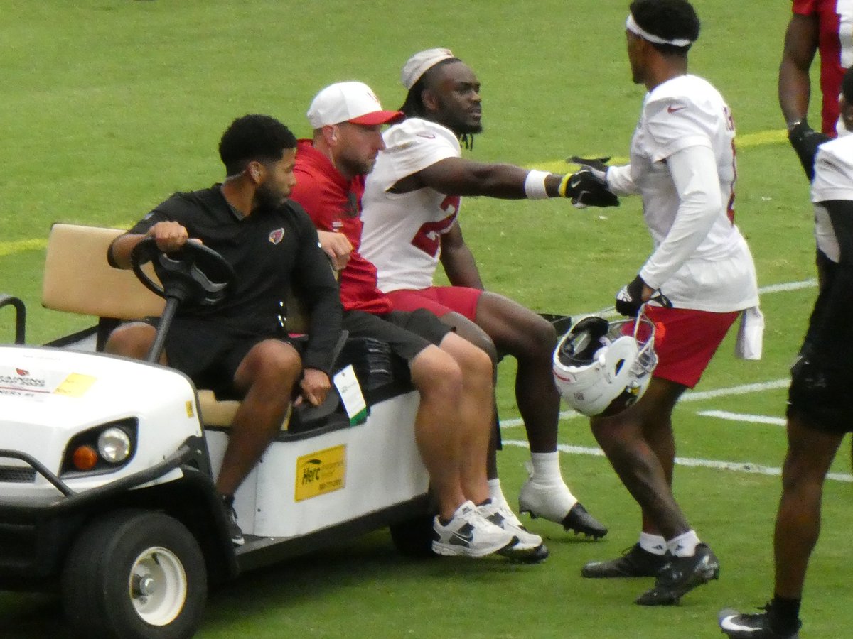 Cardschatter's tweet image. This was the play Starling Thomas V was hurt on. (🎥 @AZCardinals1988)