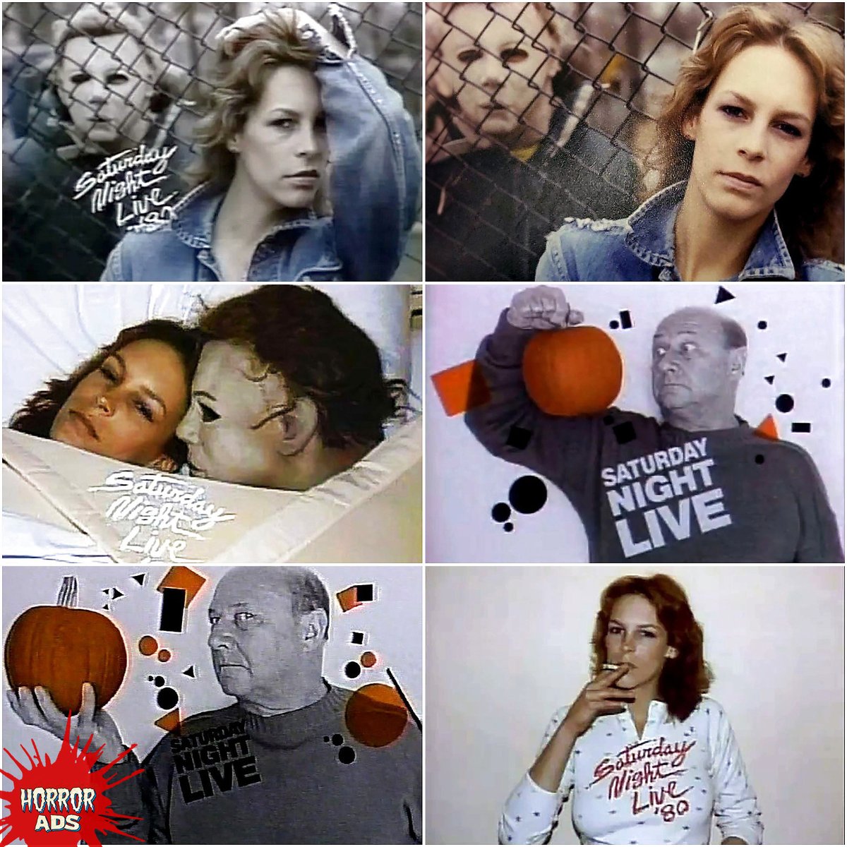 horrorads's tweet image. Saturday Night Live, 1980 🎃