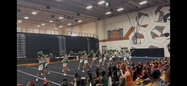 Harby Hawk Cheerleaders are bringing home the Band Chant Top Team award from cheer camp! Amazing job ladies. Special shout out to Dr. Coach Simpson for volunteering to take this team to camp! We appreciate you!  Go Hawks!