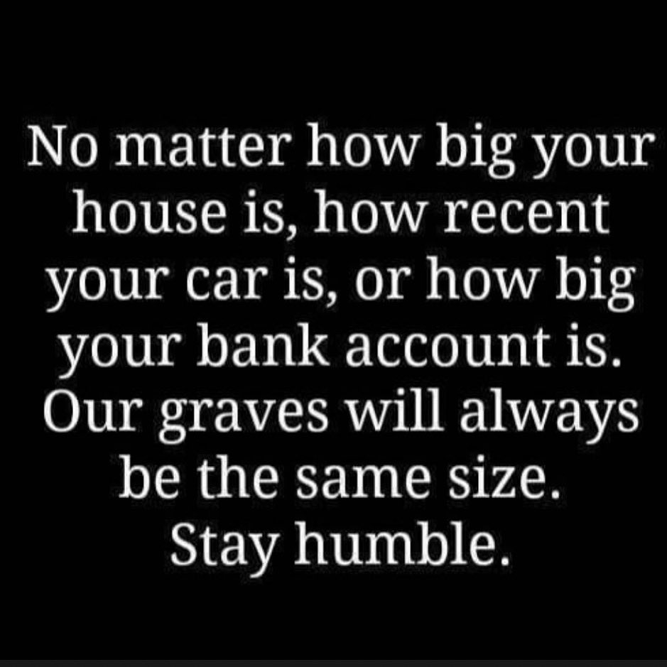 Always be humble to other's