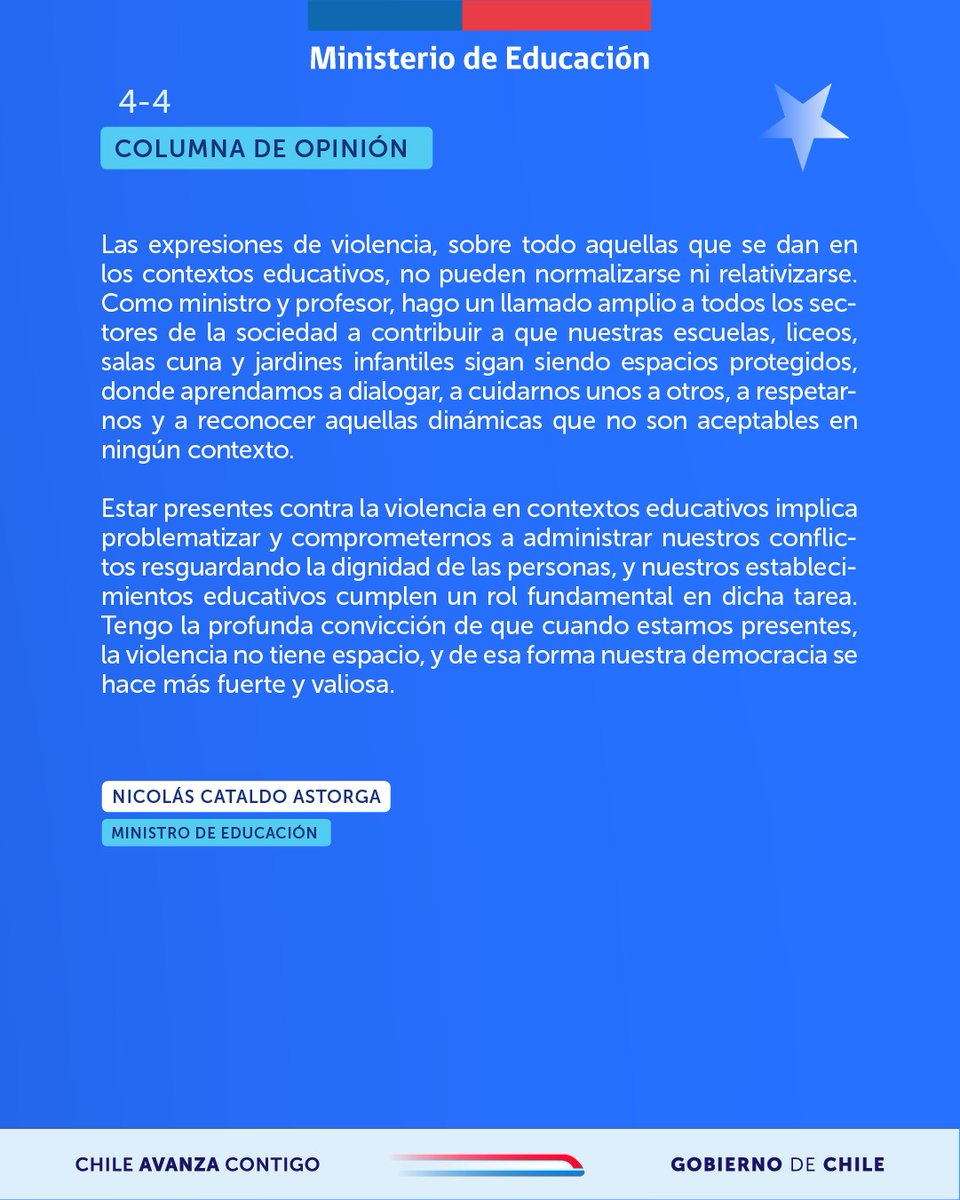 Presentes contra la violencia. Porque las acciones hay que acompañarlas de intención y reflexión en comunidad. 

En esta columna de El País lo señalo: debemos erradicar la violencia como mecanismo de resolución de conflictos. 

Es nuestro deber ser ejemplo de diálogo, respeto y