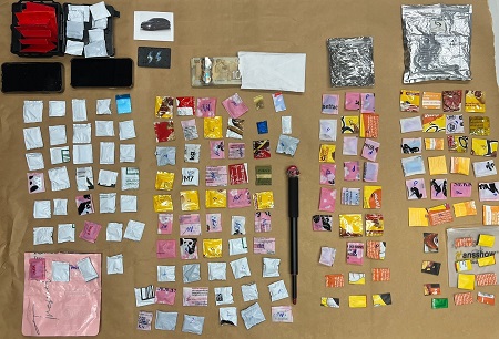 Three traffic stops in nine days: cigarettes, vehicles, weapons, over a Kilo of drugs and $63,000 seized

bit.ly/419Bodv