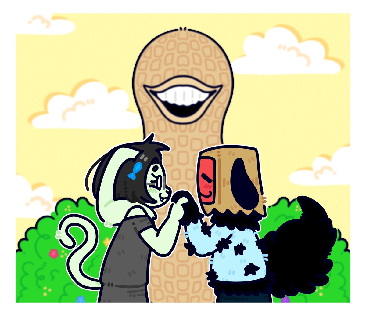 loroquinnha's tweet image. comissão  lovers e amendoim gigantesco  #vgencomm
