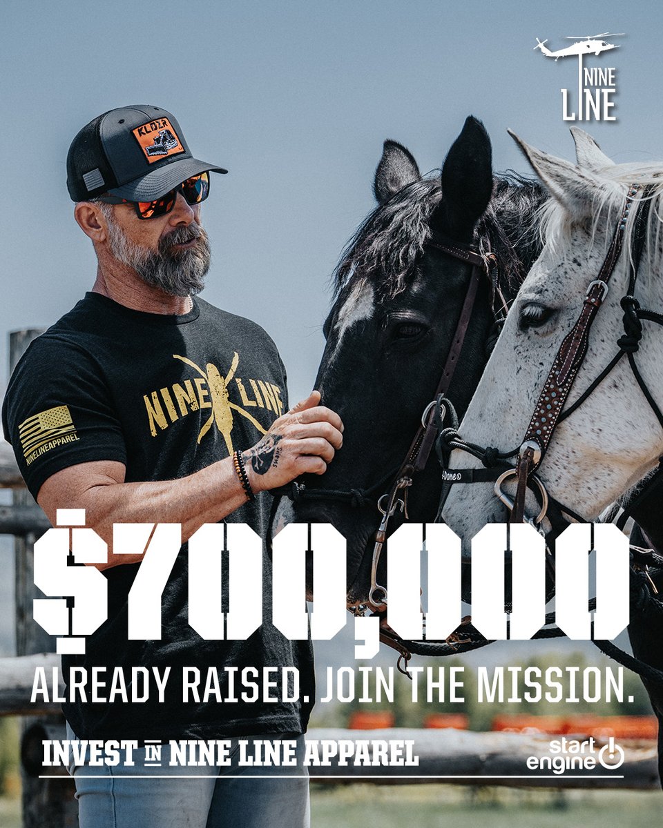 NineLineApparel's tweet image. 🔥 $700K+ raised!
Big things coming: new gear, new stores, and even more made-in-USA.
Thank you to everyone backing our mission. 🇺🇸
Join the mission today- nine.li/Invest-Here
#VeteranOwned #AmericanMade #CommunityBacked #InvestToday #NineLineApparel