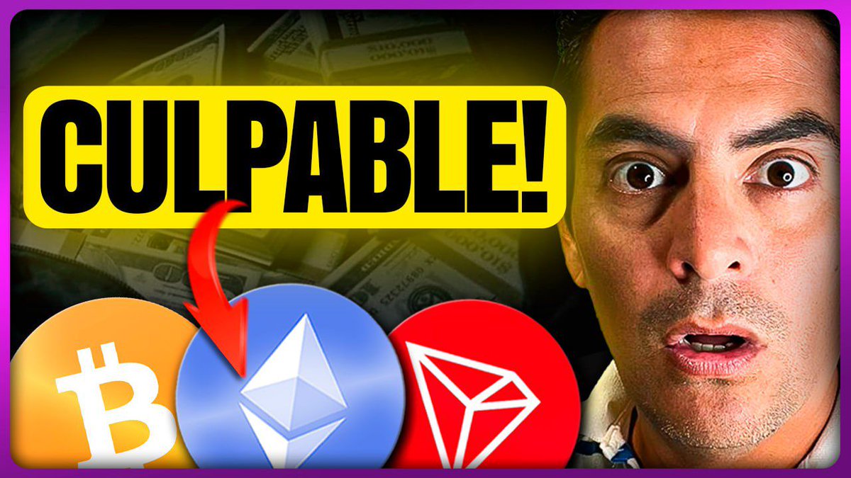 whatsupcripto's tweet image. 💥Video de hoy 👇
youtube.com/watch?v=dUQyRM…

🚨 [ÚLTIMA HORA] BITCOIN CULPA a ETHEREUM por caída! 
😲 BALLENAS CAMBIAN DE ESTRATEGIA? 
 Análisis TRX