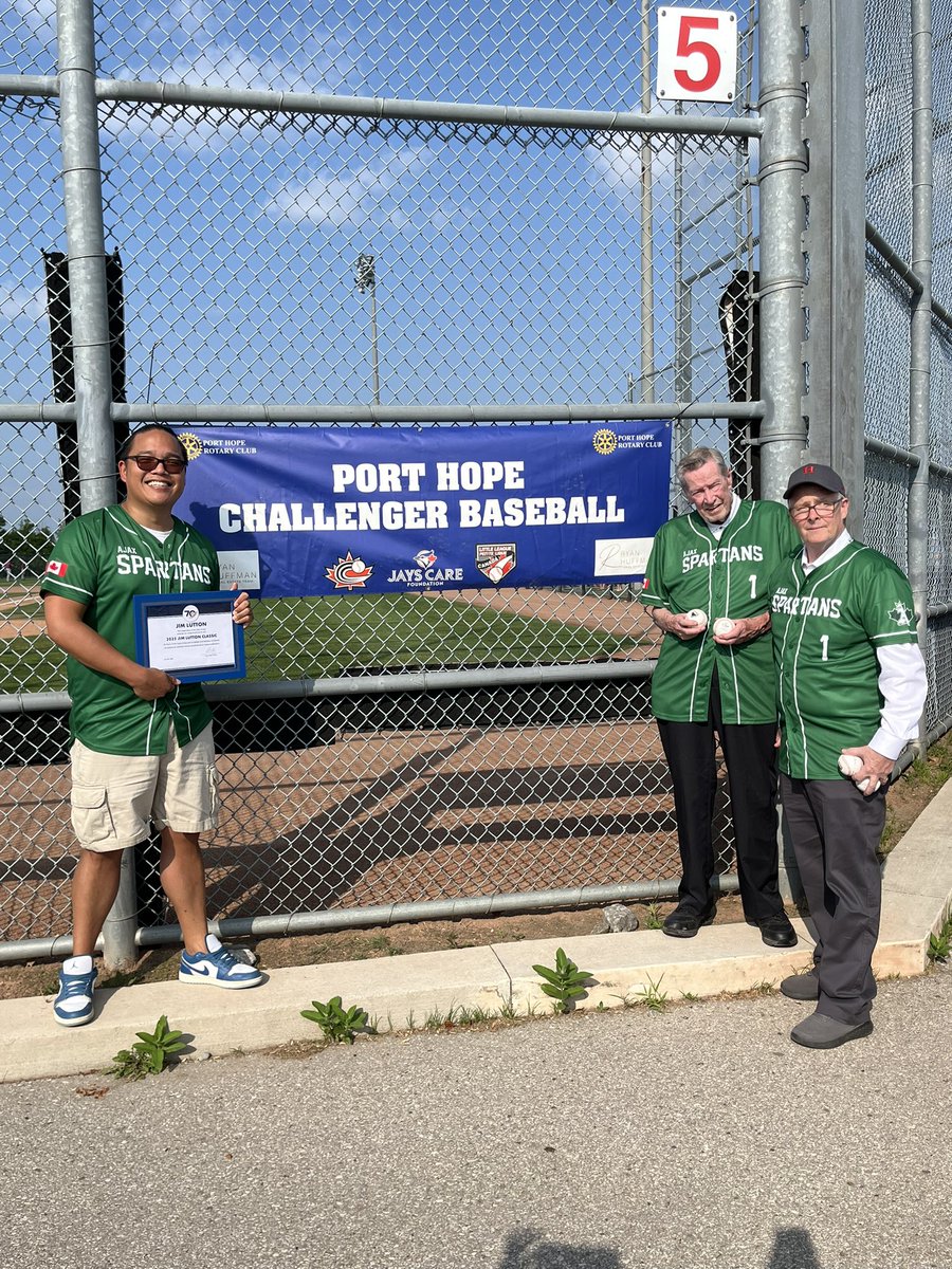TownOfAjax's tweet image. Today, Deputy Mayor Sterling Lee, joined by Regional Chair John Henry, officially opened the 2025 Jim Lutton Classic welcoming teams, families, and fans to a fun-filled weekend of youth baseball in Ajax!
With 9U AAA, AA, A teams and inclusive Challenger Baseball games, this…