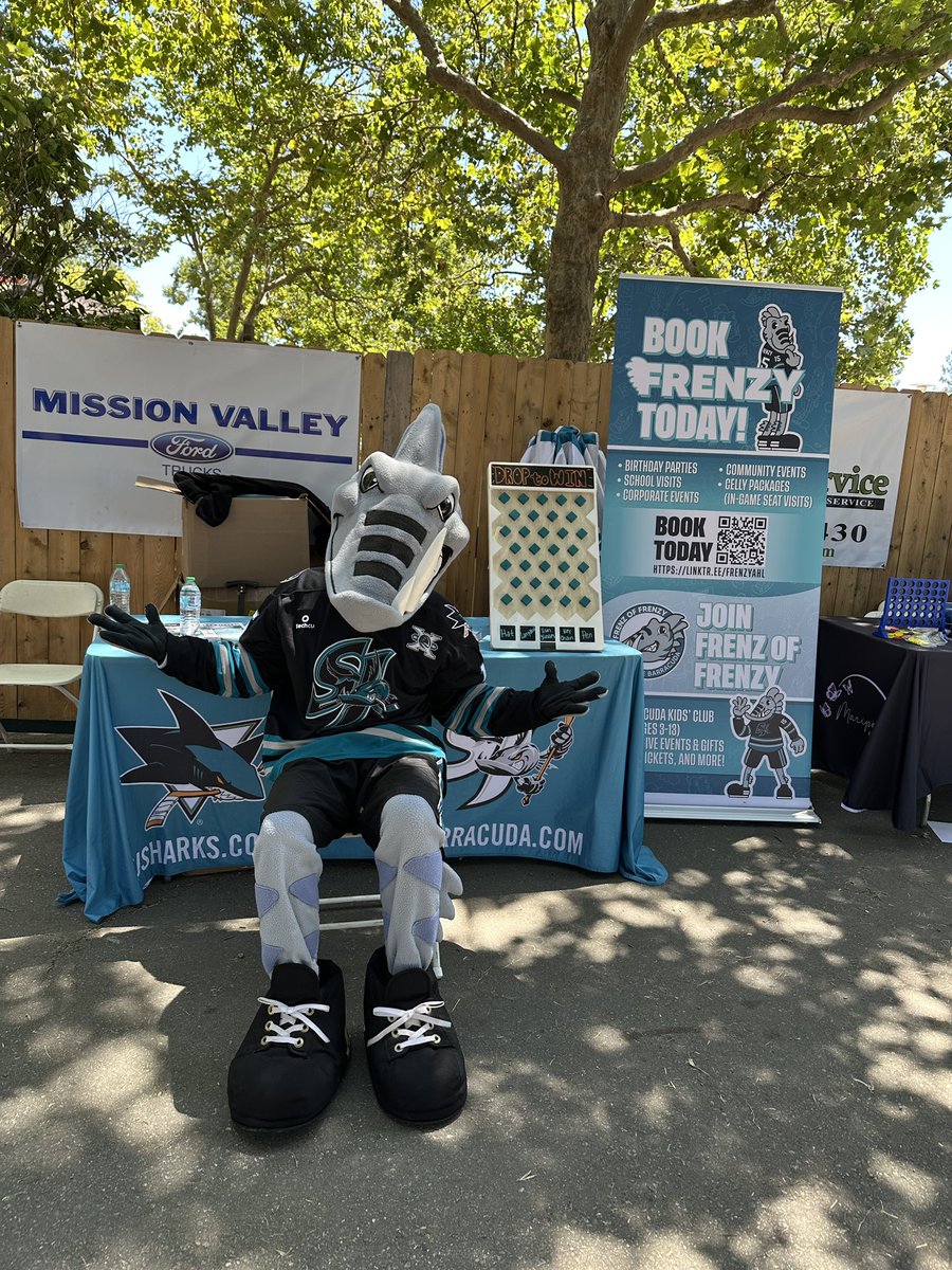sjbarracuda's tweet image. The Barracuda are at the Gilroy Garlic Festival!🧄
We will be at the event all weekend at Gilroy Gardens. The weekend is sold out, but if you have a ticket, come stop by and chat with us! #SJBarracuda