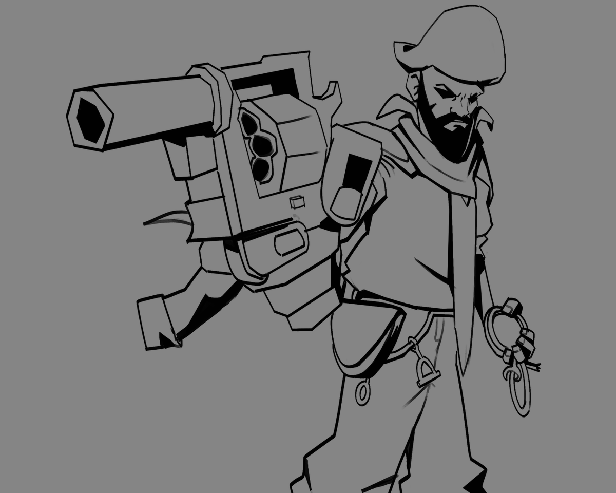 HellClockGame's tweet image. We've got our first piece of Hell Clock Fanart! 🎨🔥
Credit: @SamuelReisArt | #FanartFriday | #IndieGame
